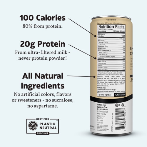 Slate® Vanilla Latte High Protein Energy Iced Coffee