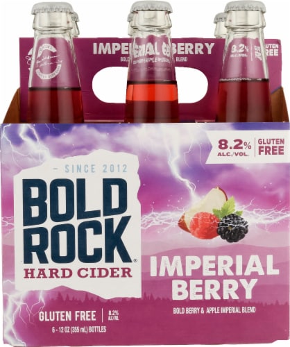 Bold Rock Hard Cider® Gluten Free Imperial Berry Perspective: back