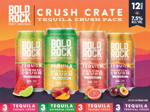 Bold Rock Crush Crate Tequila Crush Pack Perspective: back