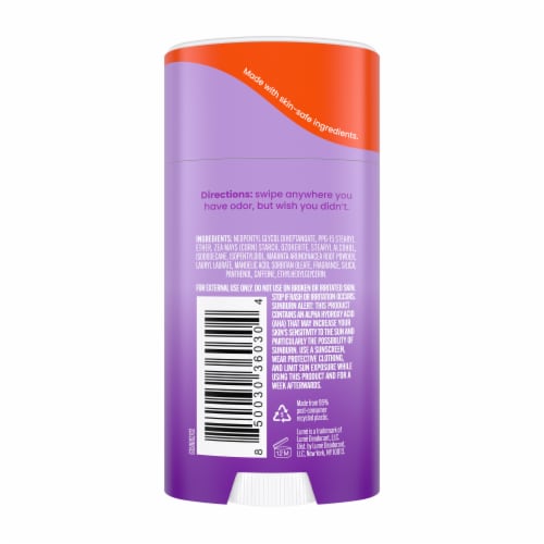 Lume Women's Whole Body Deodorant Smooth Solid Lavender Sage Aluminum Free Perspective: back