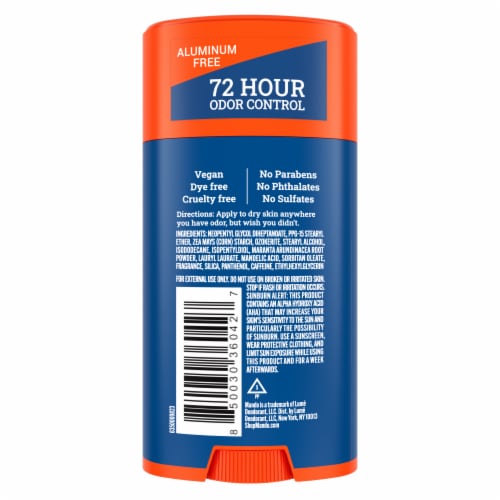 Mando Whole Body Deodorant - Men’s Aluminum-Free Smooth Solid Stick Deodorant - Pro Sport Perspective: back