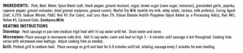 Dickey's Barbecue Pit® Original Smoked Polish Sausage Perspective: back