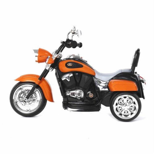Freddo Toys 6V Battery Powered Electric Chopper-Style Ride-On Trike Toy, Orange, 1 Piece - Fred ...