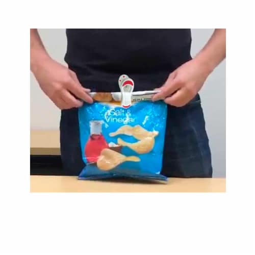 10 Kitchen Chip Snack Food Storage Sealing Bag Clips Clamps Multi Purpose Craft Perspective: back