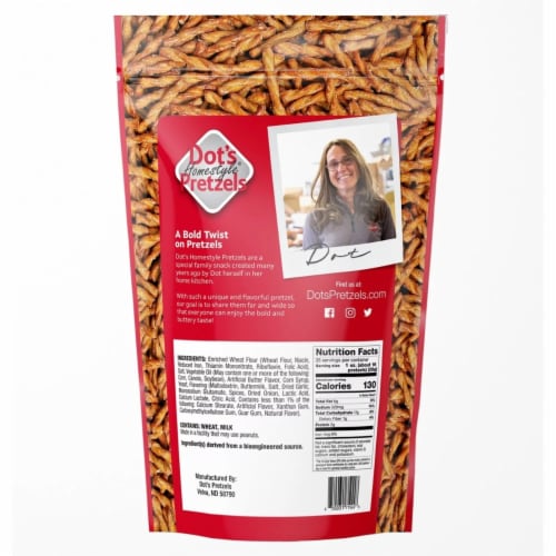 Dot's Homestyle Pretzels Original Seasoned (35 Ounce) Perspective: back