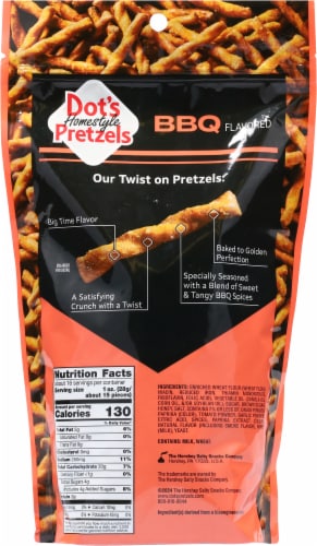 Dot's Homestyle BBQ Flavored Seasoned Pretzel Twists Perspective: back