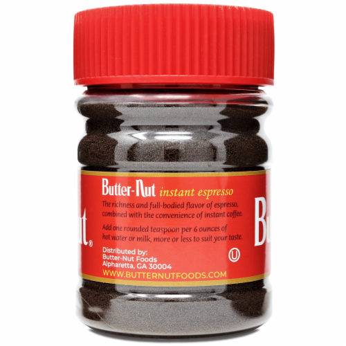 Butter-Nut Instant Espresso Coffee, 2 Ounce (Pack of 12) Perspective: back