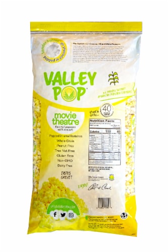 Valley Pop Butter Flavor Popcorn Perspective: back