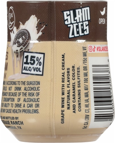 Slamzees® Cookies & Cream Party Drink Perspective: back