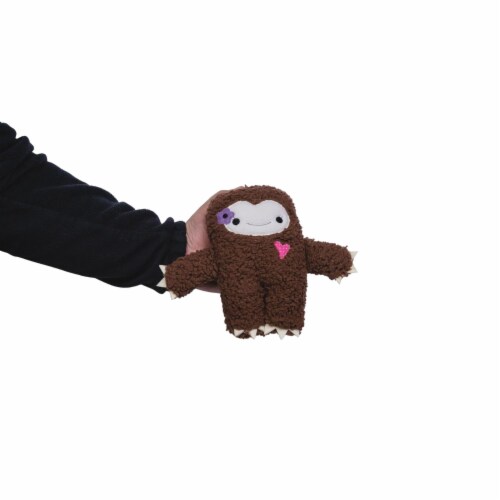 JoJo Modern Pets Interactive Squeaky Dual Yettie Snowman Plush Dog Toy Pack Perspective: back