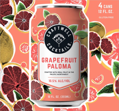 Craftwell Cocktails™ Grapefruit Paloma Perspective: back