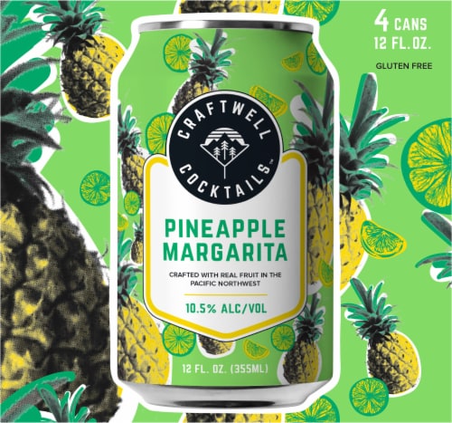 Craftwell Cocktails™ Pinapple Margarita - Gluten Free Perspective: back