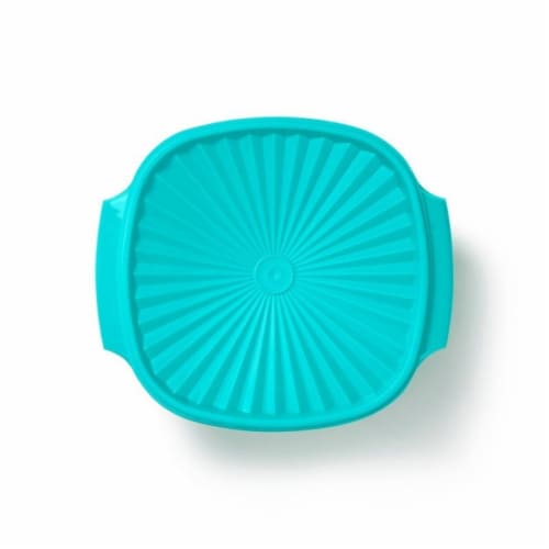 Tupperware Heritage Square Bowl - Parrotfish Perspective: back