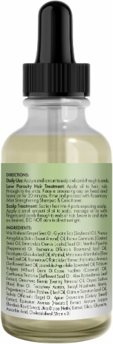 Mielle® Rosemary Mint Light Scalp & Hair Strengthening Oil Perspective: back