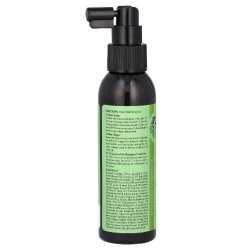 Mielle® Organics Rosemary Mint Strengthening Scalp & Edge Cleansing Oil Hair Treatment Perspective: back