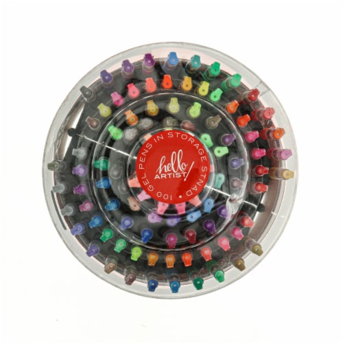 Hello, Artist!™ Assorted Color Gel Pens Perspective: back