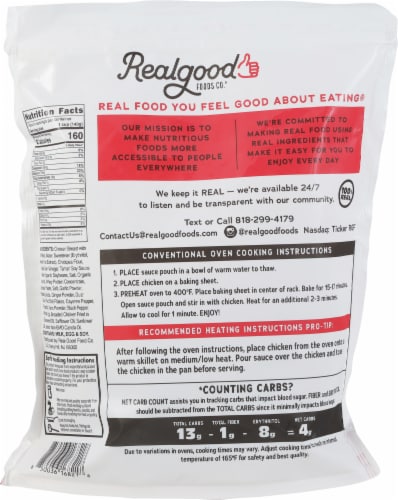 Real Good Foods Co® General Tso's Chicken Perspective: back