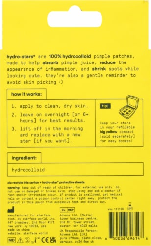 Starface Hydro-Star® Patches - Yellow Perspective: back