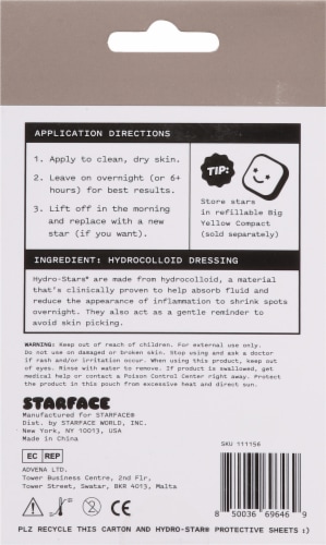 Starface Hydro-Star® Earth Pimple Patches Perspective: back