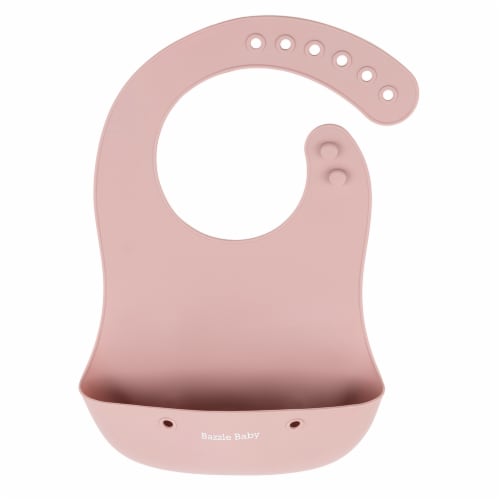 Bazzle Baby Silicone Foodie Bib - Assorted Perspective: back