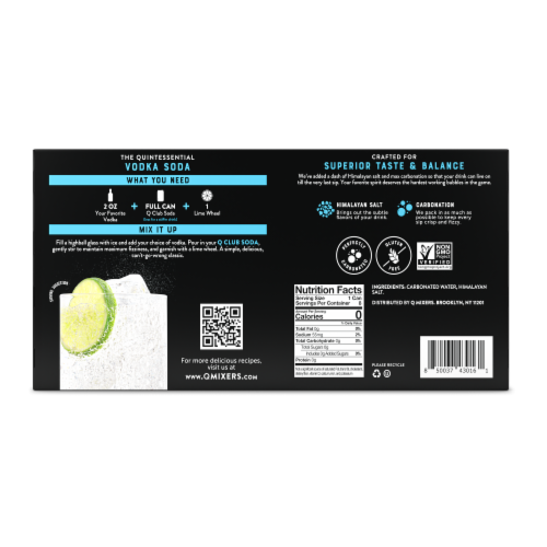 Q Mixers Club Soda Perspective: back