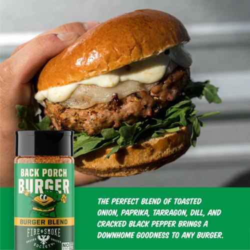 Fire & Smoke Society® Back Porch Burger™ Seasoning Blend Perspective: back