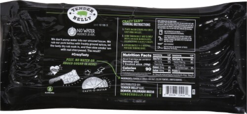 Tender Belly No Sugar Cherrywood Smoked Uncured Everyday Bacon Perspective: back