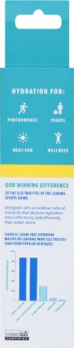 Liquid I.V. 3ct Sugar Free Lemon Lime Elcotrolyte Drink Mix Perspective: back