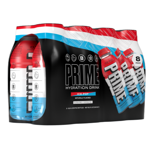 Prime Ice Pop Hydration Drink Perspective: back