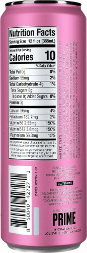 Prime Strawberry Watermelon Energy Drink Can Perspective: back