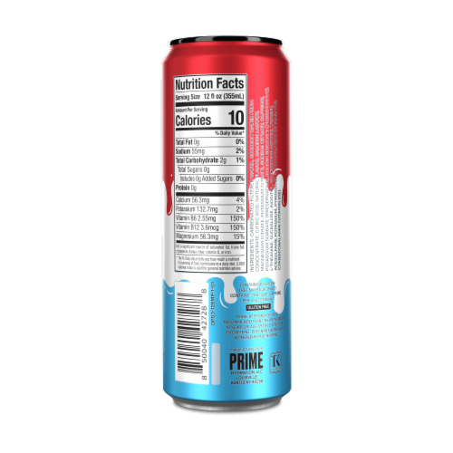 Prime Ice Pop Energy Drink Perspective: back