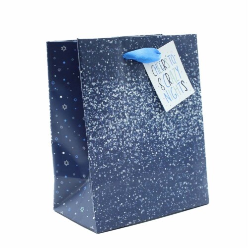 Hannukah Petite Holiday Christmas Christmas Gift Bag - Design #2 Perspective: back