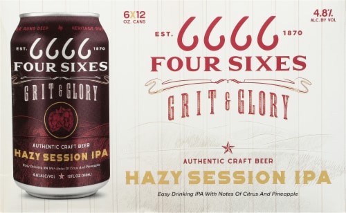 6666 Grit & Glory Hazy IPA Perspective: back