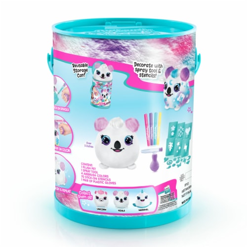 Airbrush Plush Squish Pals Koala Perspective: back