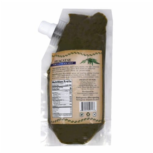 Valley Farms - Huacatay, Peruvian Black Mint Paste, 7.5 oz Perspective: back