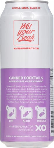 Waterbird® Vodka Transfusion Perspective: back