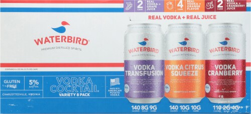Waterbird Vodka Cocktail Variety Pack Cans Perspective: back