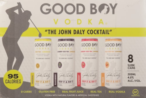Good Boy Vodka® The John Daly Coctail Variety Pack Perspective: back