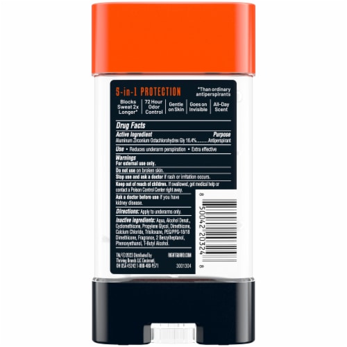 Right Guard® Xtreme Defense® Fresh Blast® Gel Deodorant Perspective: back