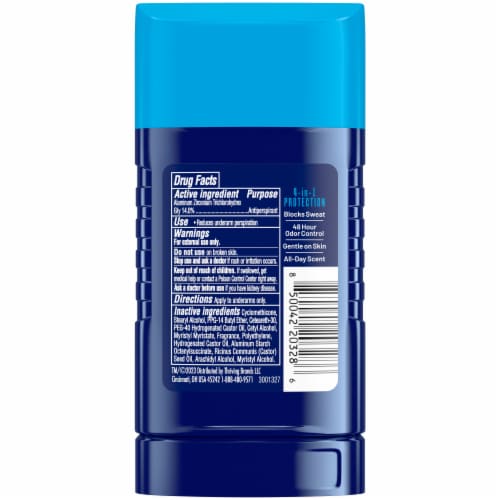 Right Guard Sport Edition Fresh All-Day Scent Men's Invisible Antiperspirant Deodorant Stick Perspective: back
