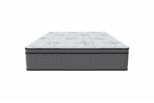 California King Size Garfield Euro Pillow Top Hybrid Mattress Perspective: back