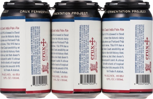 Crux Fermentation Project Grade A IPA Craft Beer Perspective: back