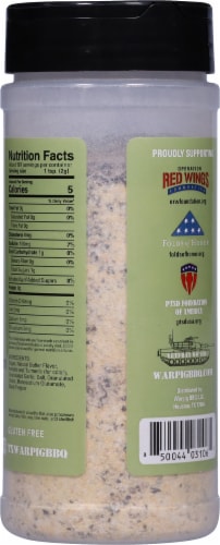 WarPig BBQ Sgt Butter Elite BBQ Rub Perspective: back