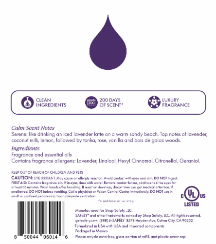 Safely™ Plug-In Refill - Calm Perspective: back