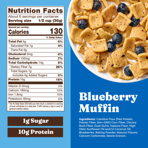 Catalina Crunch® Blueberry Muffin Cereal Perspective: back