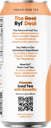 Ryl Peach Iced Tea Perspective: back