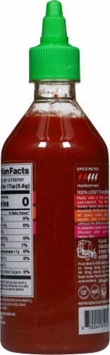 Mr Bing Sriracha Chili Sauce Perspective: back