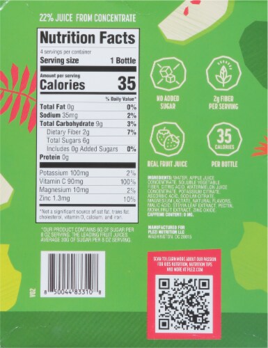 Plezi Sour Apple Juice Perspective: back