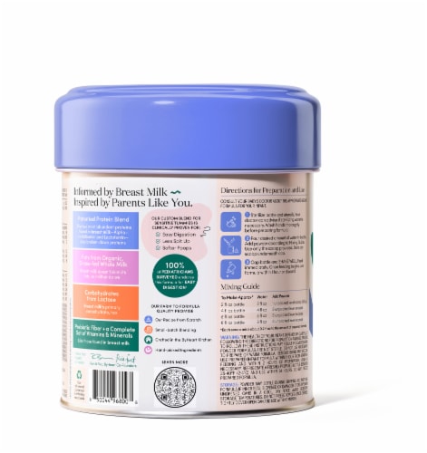 ByHeart 0-12 Months Whole Nutrition Infant Formula Baby 24 oz Perspective: back
