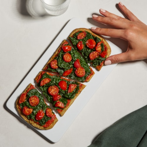 Daily Harvest Tomato + Basil Flatbread Perspective: back